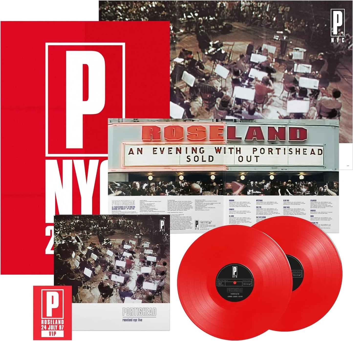 Portishead - Roseland NYC Live (Red 180 Gram Vinyl, poster, gatefold, limited, import)