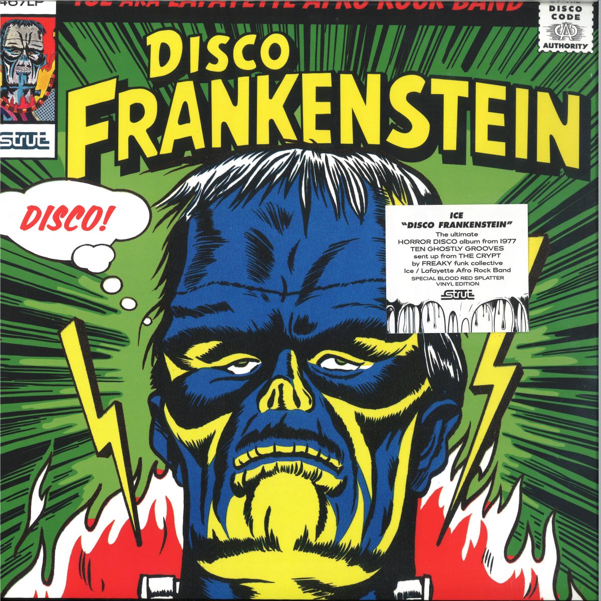 Ice (Lafayette Afro Rock Band) - Disco Frankenstein (Blood Red Splatter Vinyl)