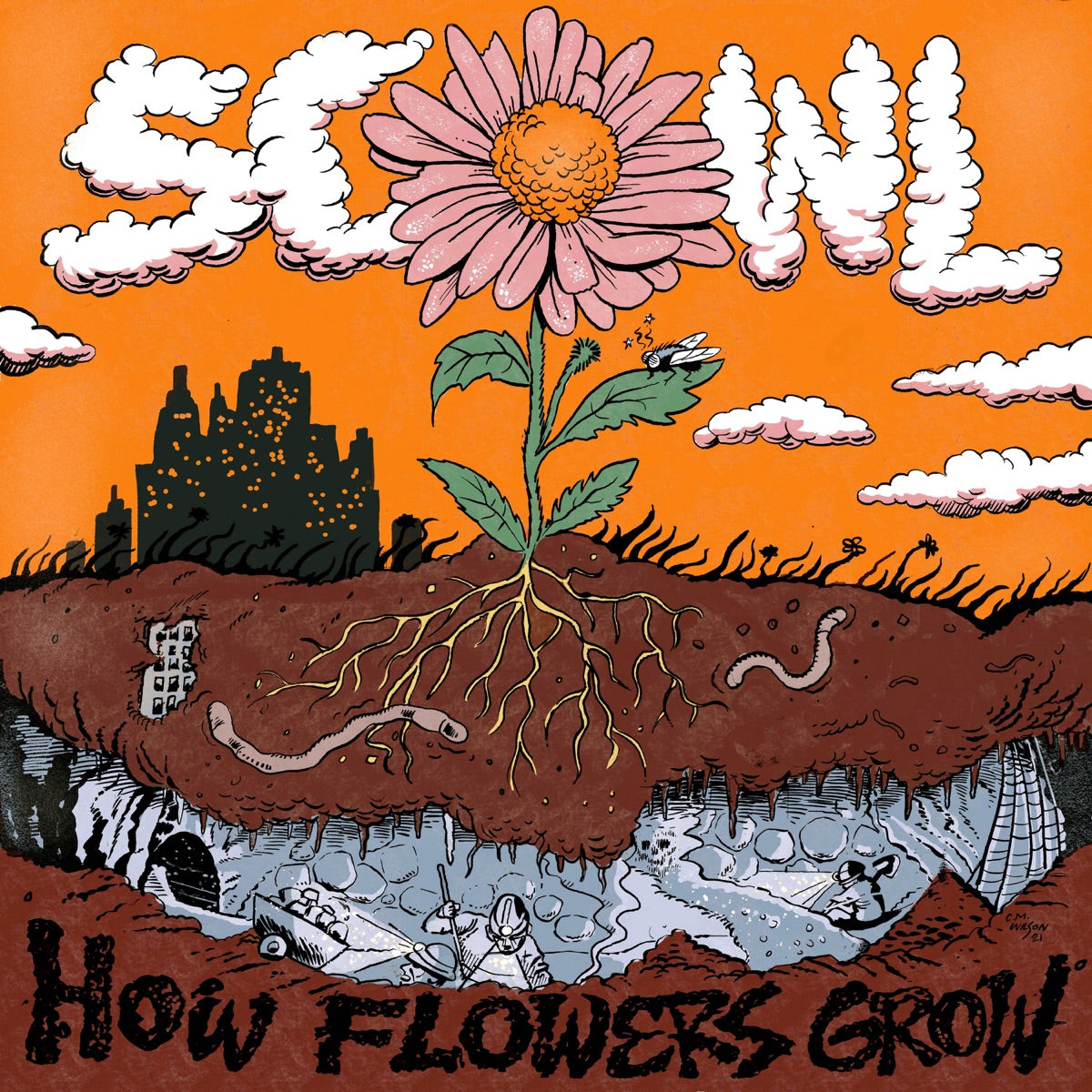 Scowl - How Flowers Grow (Red & Pink Vinyl)