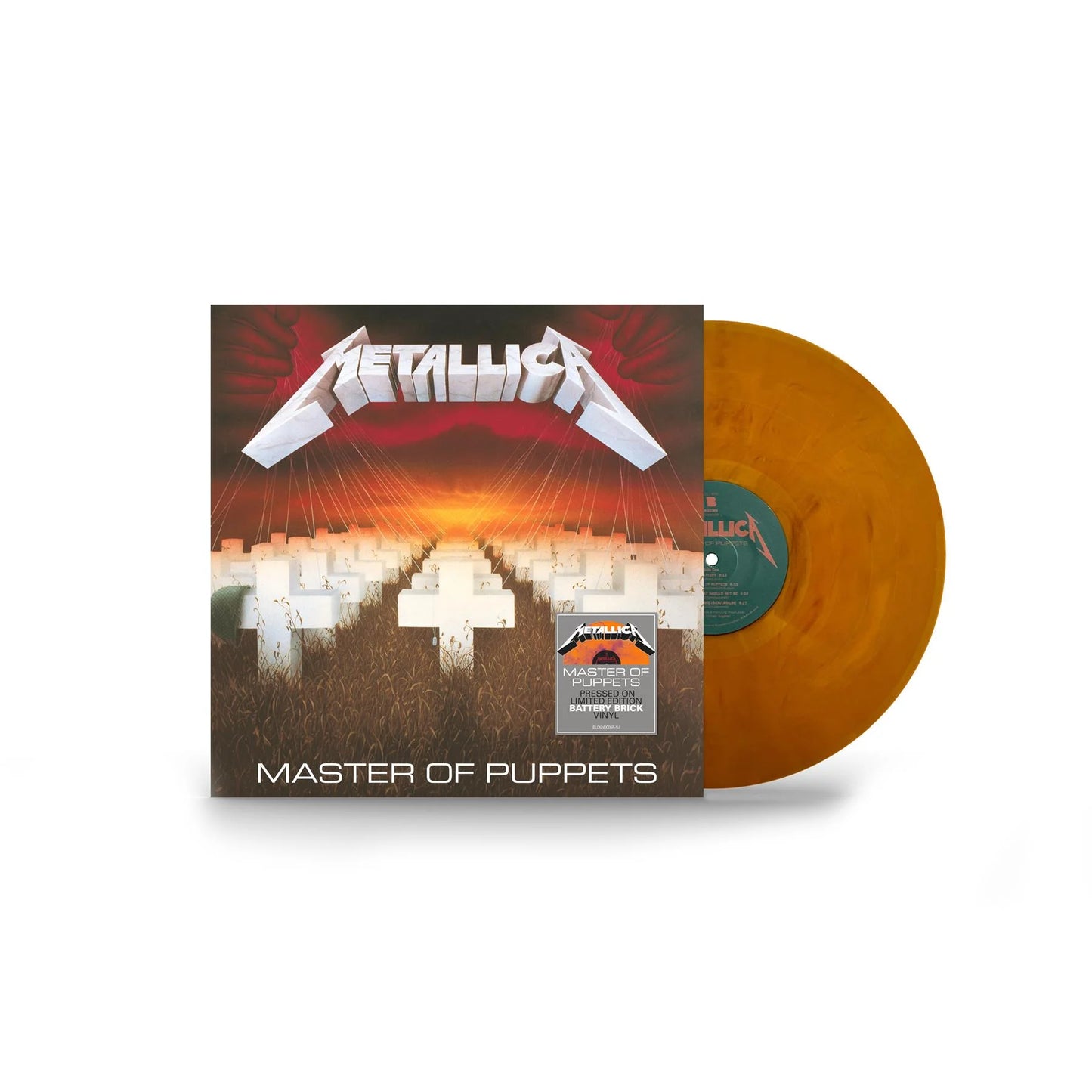 Metallica - Master Of Puppets ('Battery Brick' Orange 180 Gram Vinyl)