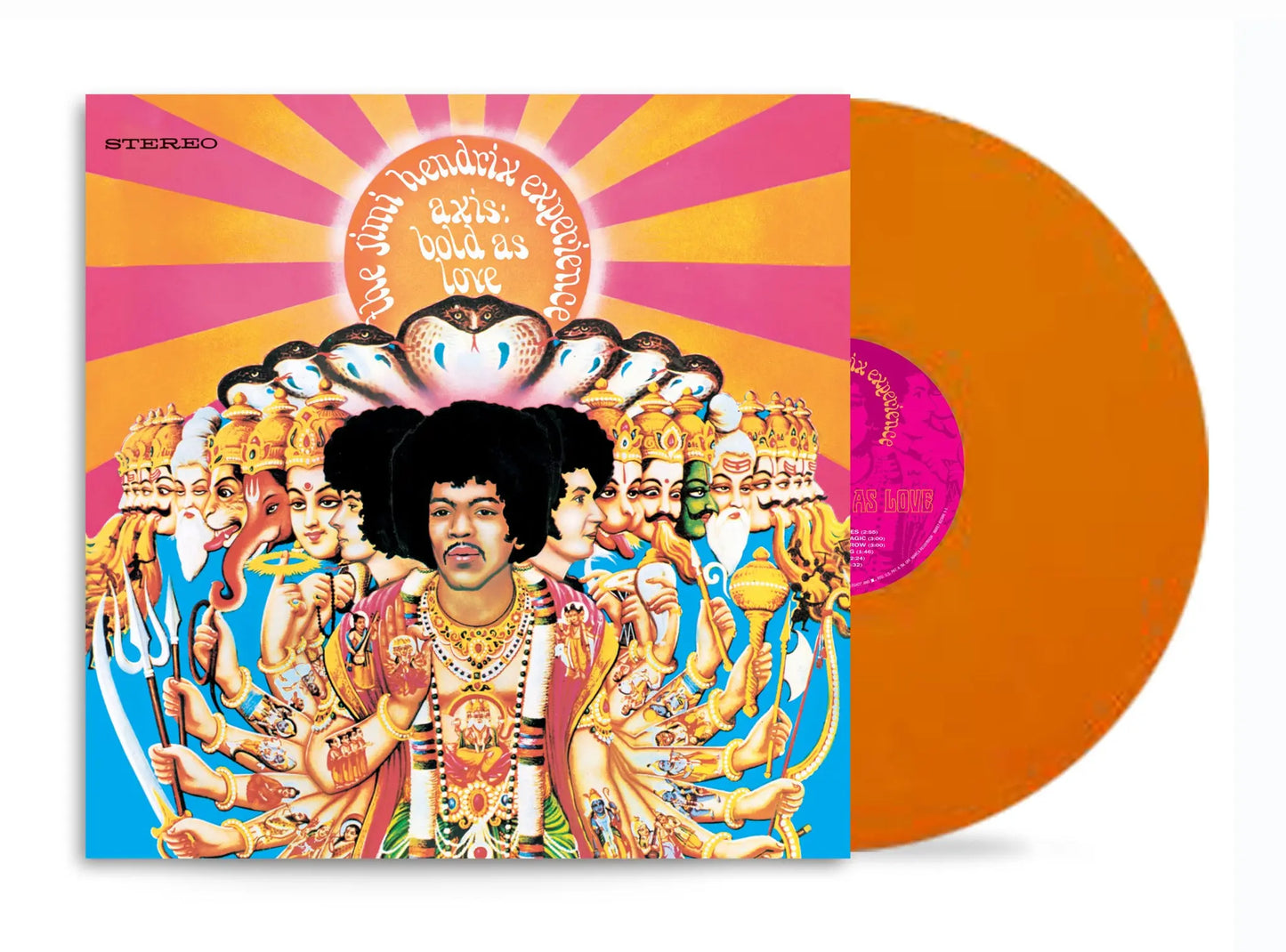 The Jimmy Hendrix Experience - Axis: Bold As Love (Orange Vinyl)