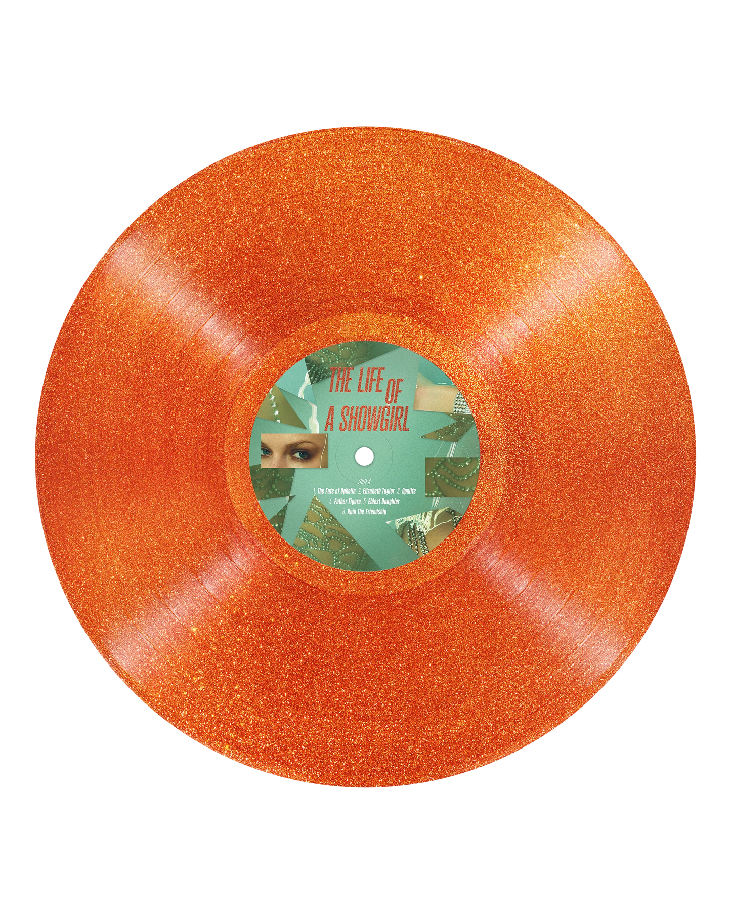 Taylor Swift - The Life Of A Showgirl (Portfino Orange Glitter Vinyl)