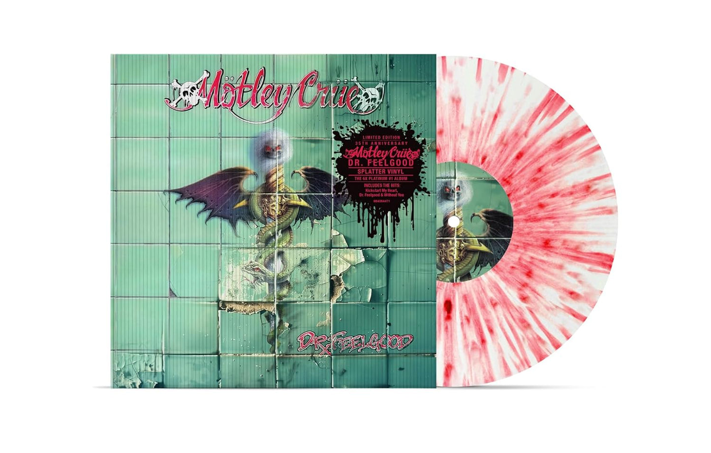 Motley Crue - Dr. Feelgood (White Red Vinyl)
