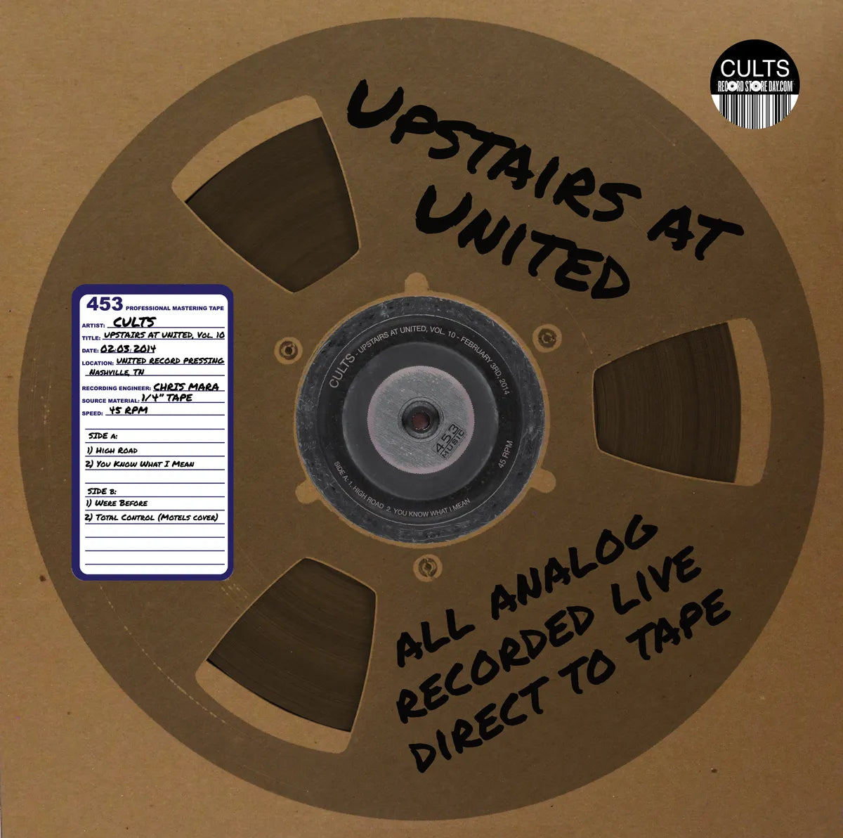 Cults - Upstairs At United, Vol. 10