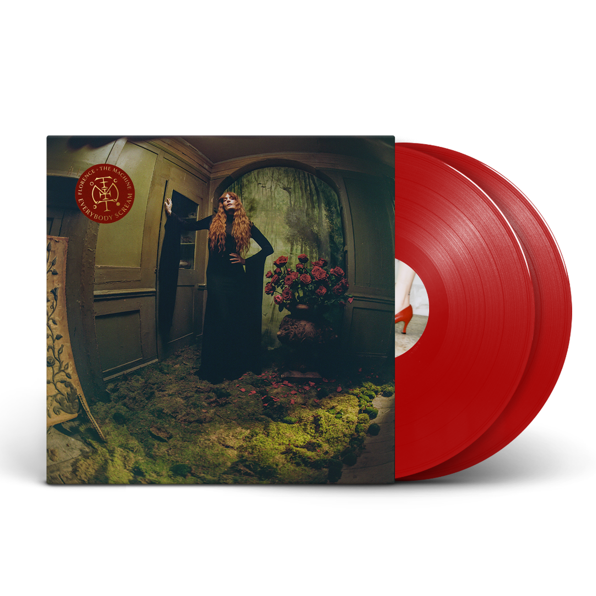 Florence + The Machine - Everybody Scream (Translucent Red Marble Vinyl, unique album cover artwork, indie-retail exclusive)