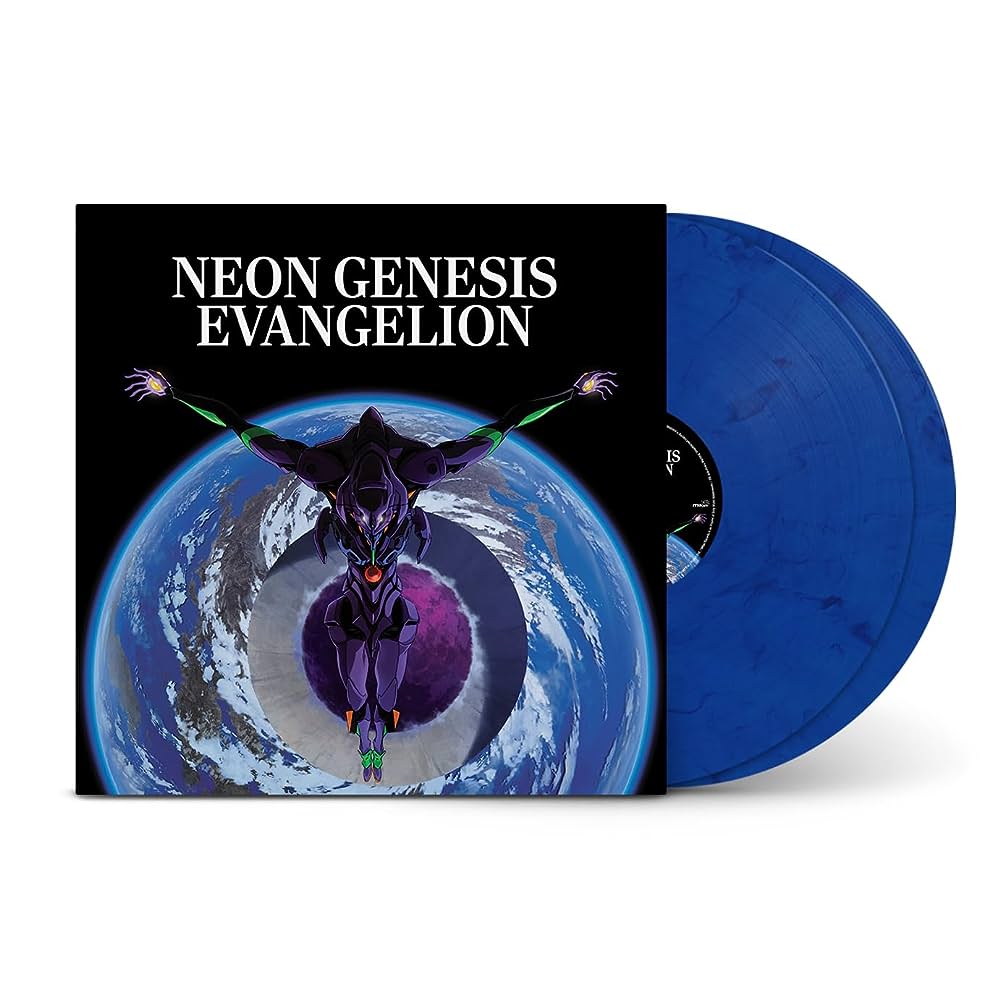 Shiro Sagisu - Neon Genesis Evangelion (Blue Translucent w/ Black Smoke Vinyl)