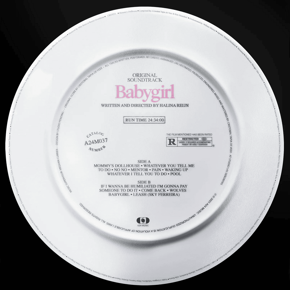Cristobal Tapia de Veer & Sky Ferreira - Babygirl (Original Soundtrack)