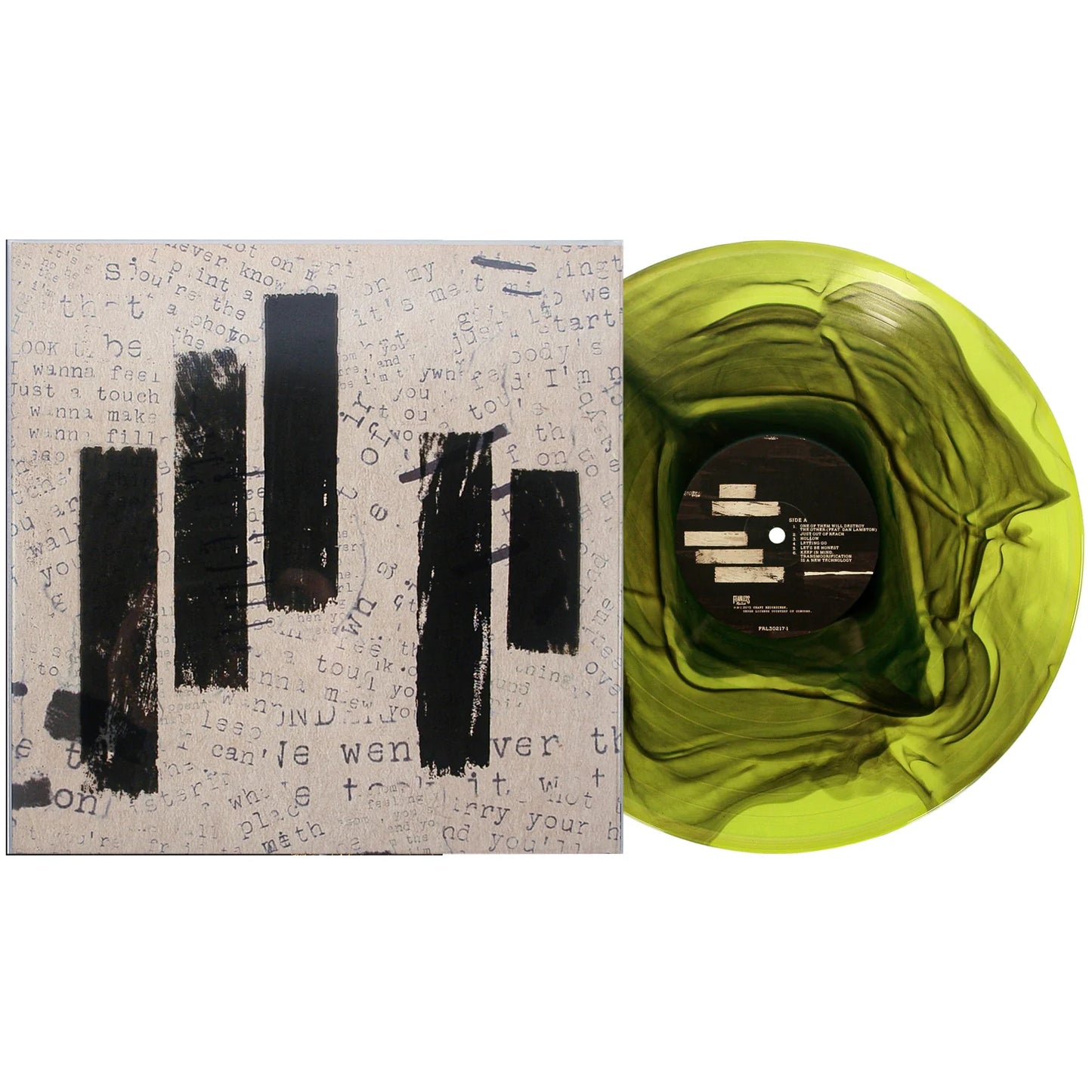 Mayday Parade - Black Lines (Highlighter Yellow & Cloudy Clear Black Vinyl)