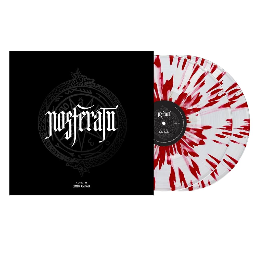 Robin Carolan - Nosferatu (Original Motion Picture Soundtrack) (Clear with Oxblood Splatter Vinyl)