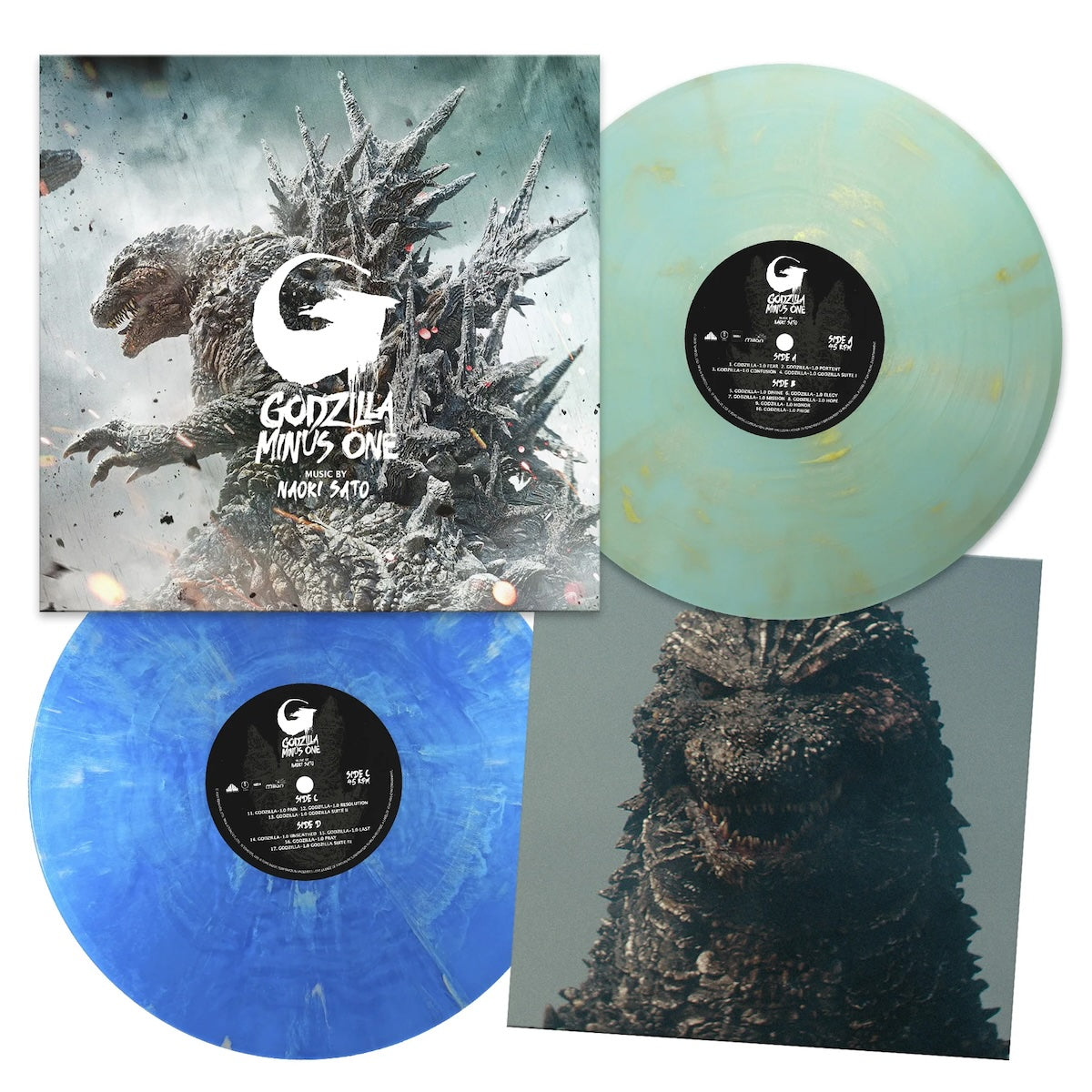Naoki Sato - Godzilla Minus One (2LP/GREEN & BLUE VINYL)