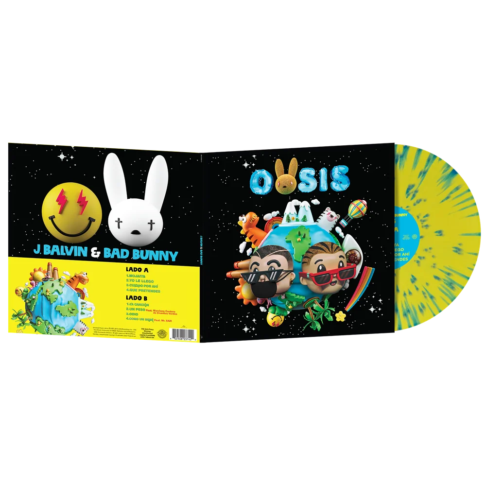 J Balvin & Bad Bunny - Oasis (Splatter Vinyl)