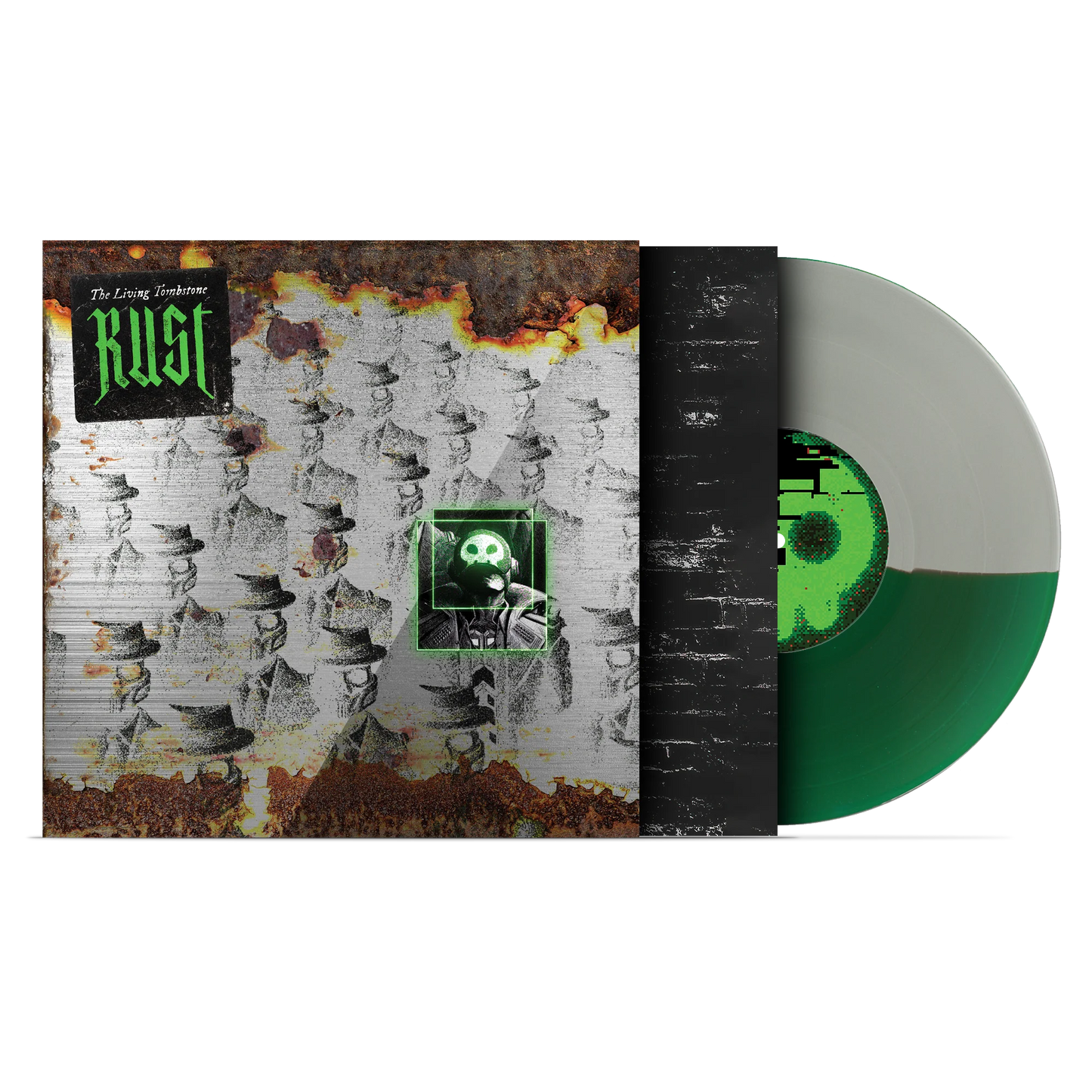 The Living Tombstone - Rust (Global Exclusive Chrome Green Split Vinyl)