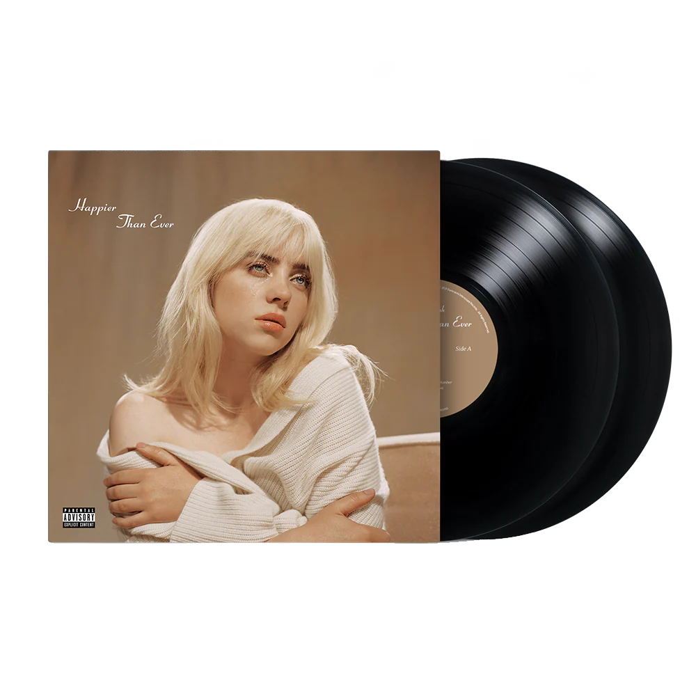 Billie Eilish - Happier Than Ever (100% Recycled Black Vinyl)