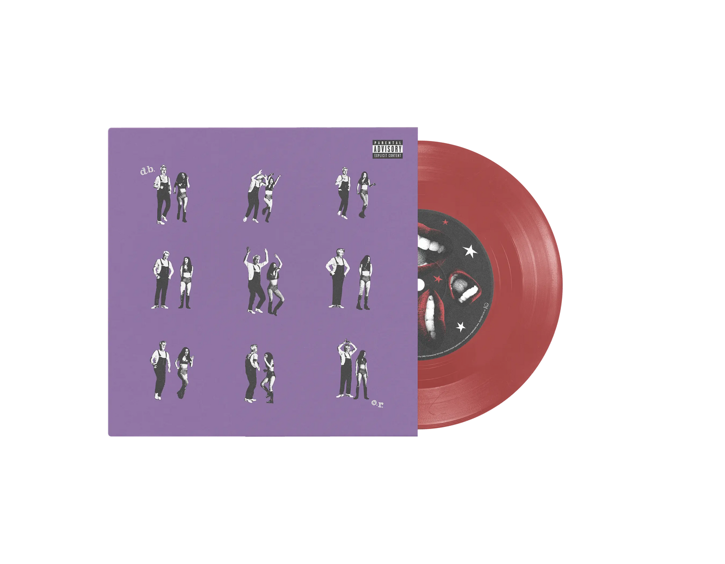 Olivia Rodrigo & David Byrne - drivers license / Burning Down the House (7", Translucent Red Vinyl)