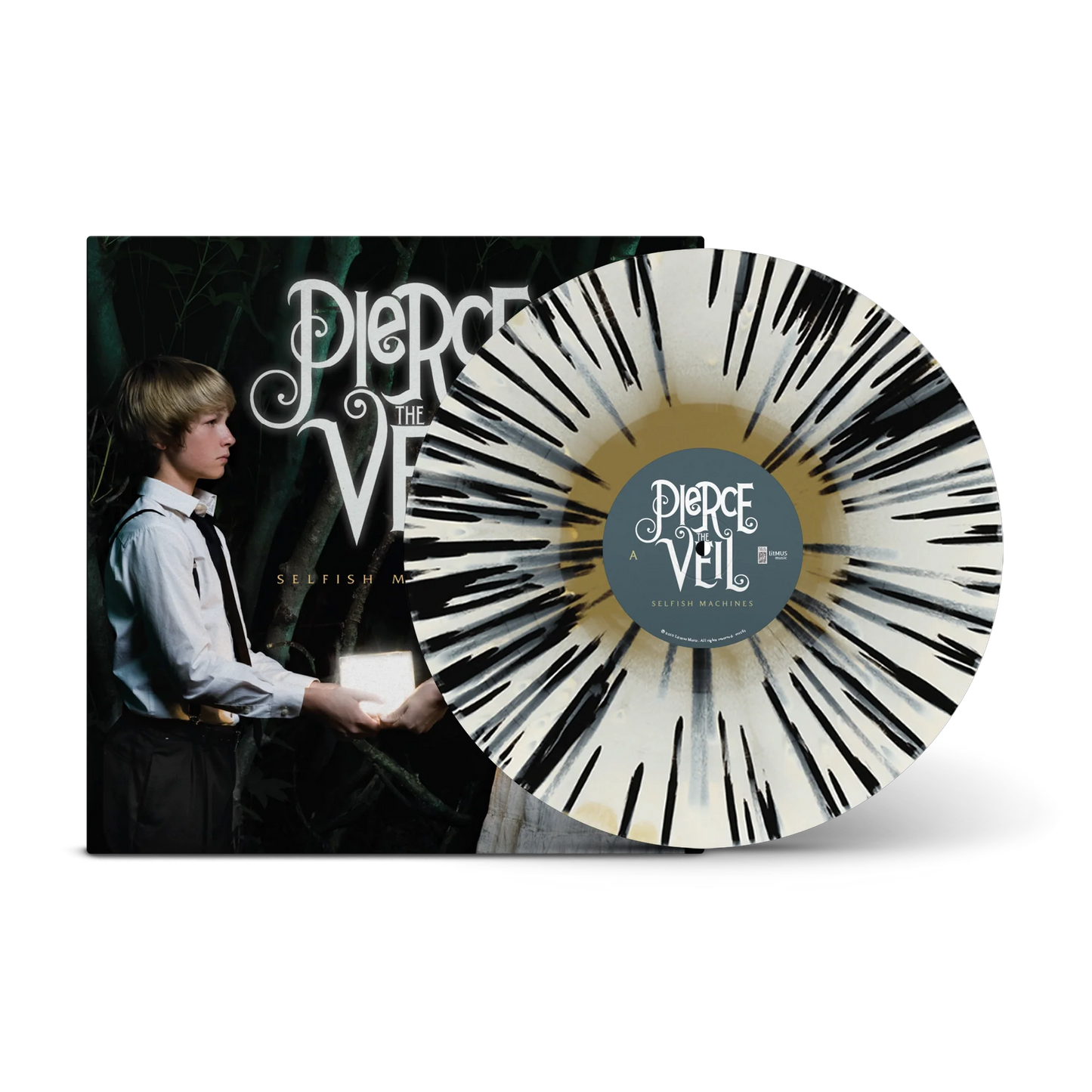 Pierce The Veil - Selfish Machines (Gold & Bone Splatter)