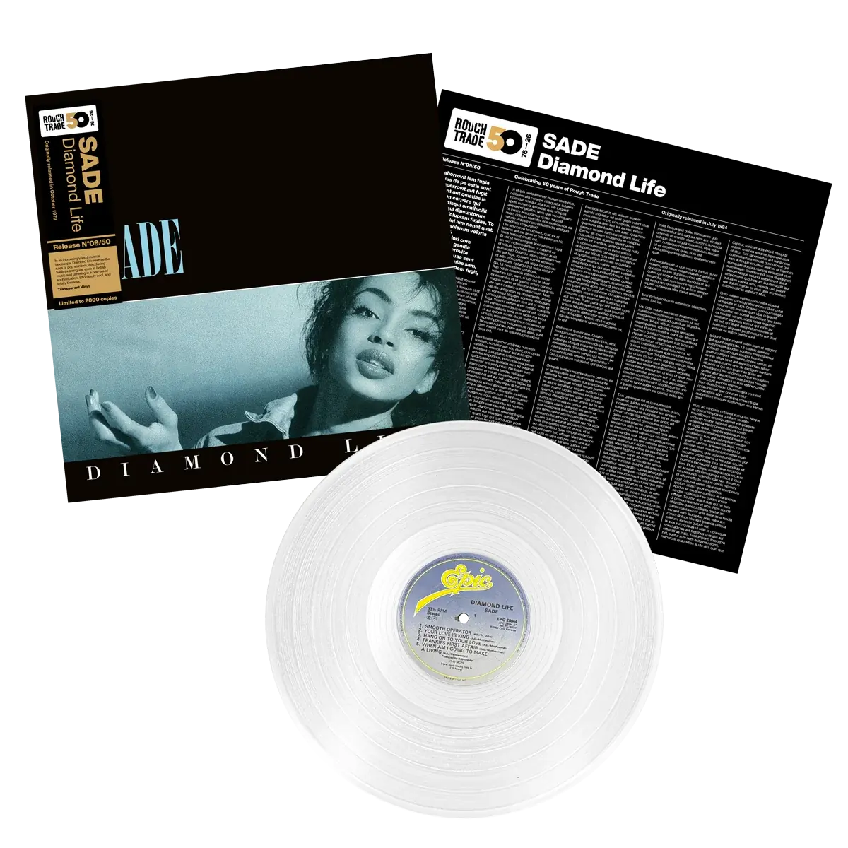 Sade - Diamond Life (Transparent Vinyl)
