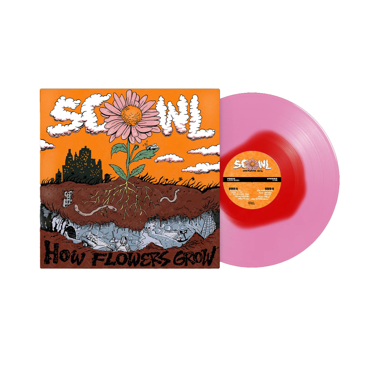 Scowl - How Flowers Grow (Red & Pink Vinyl)