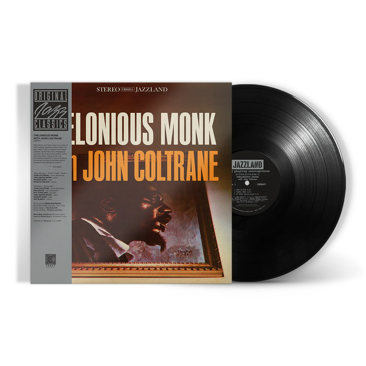 Thelonious Monk, John Coltrane - Thelonious Monk With John Coltrane (180 Gram, remastered from original tapes, OBI)