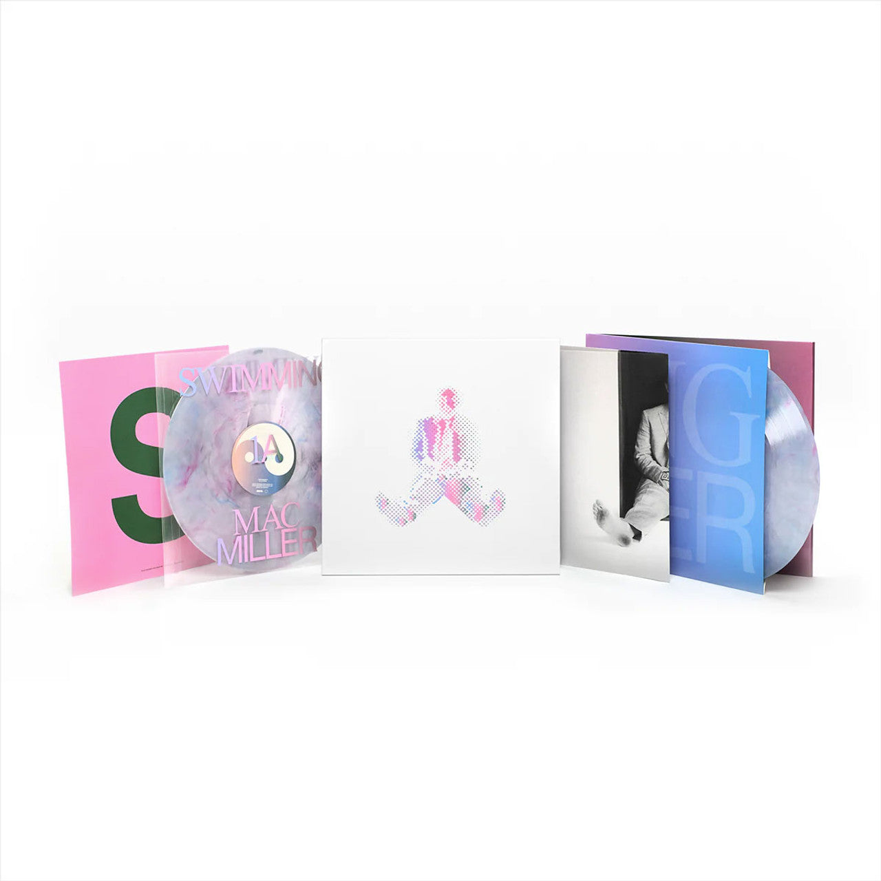 Mac Miller - Swimming: 5 Year Anniversary (Milky Clear/Hot Pink/Sky Blue Marble Vinyl)