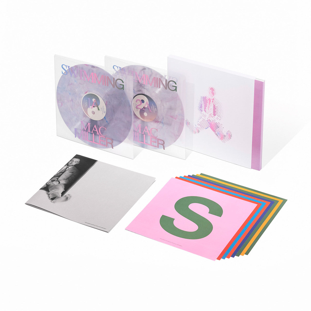 Mac Miller - Swimming: 5 Year Anniversary (Milky Clear/Hot Pink/Sky Blue Marble Vinyl)