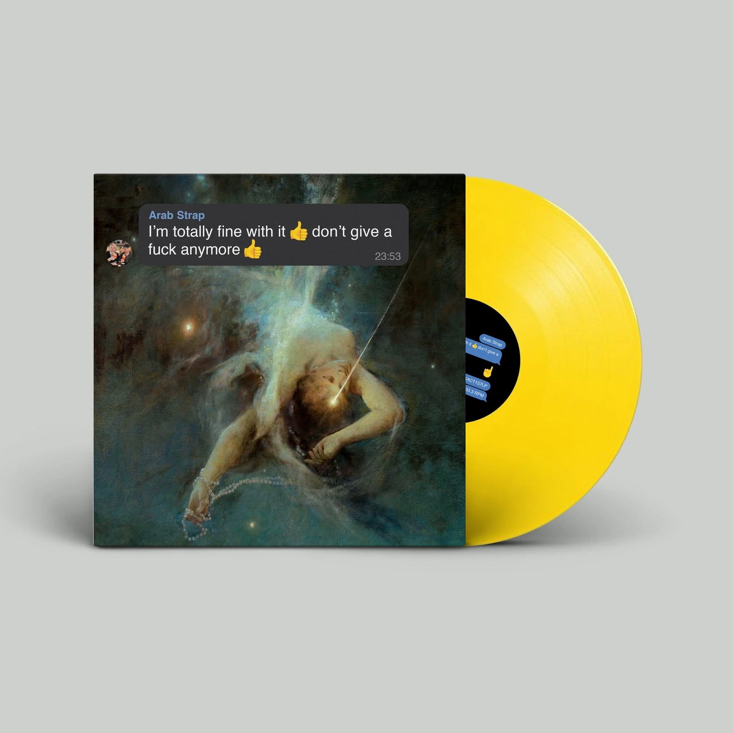 Arab Strap - I'm totally fine with it don't give a fuck anymore (Emoji Yellow Vinyl, limited indie-retail exclusive)