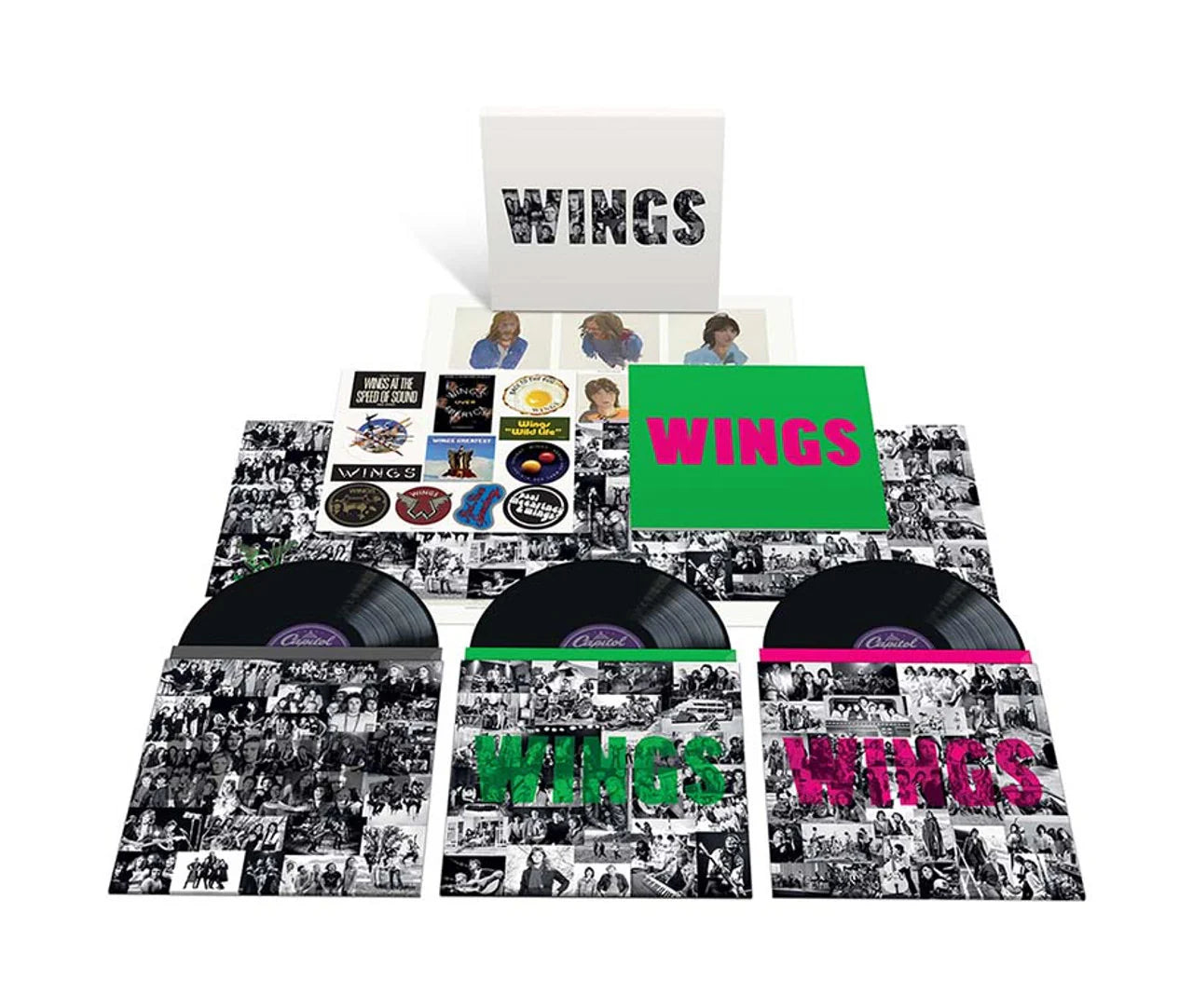 Paul McCartney And Wings - WINGS (180 Gram Boxset, Deluxe Edition, expanded booklet, 2 posters, sticker sheet)