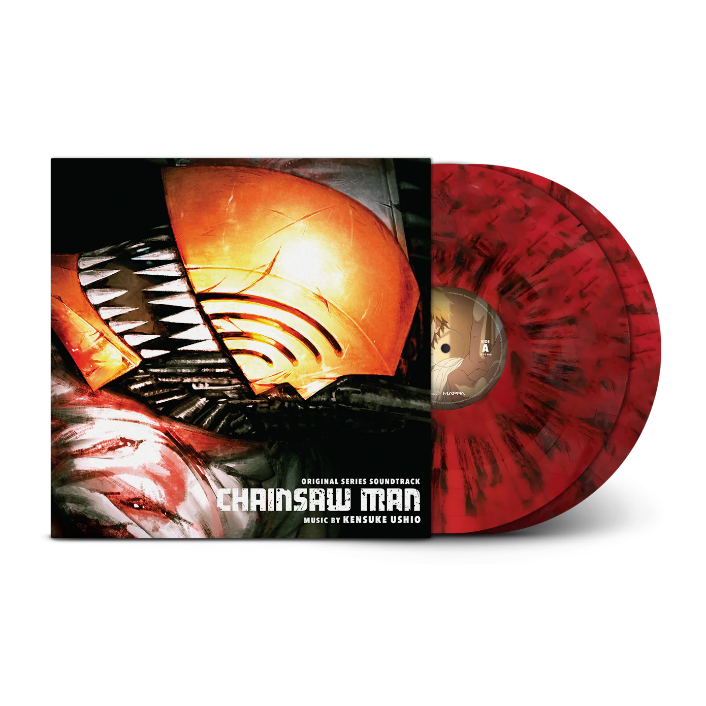 Kensuke Ushio - Chainsaw Man Original Soundtrack (Red with Black Splatter Vinyl)