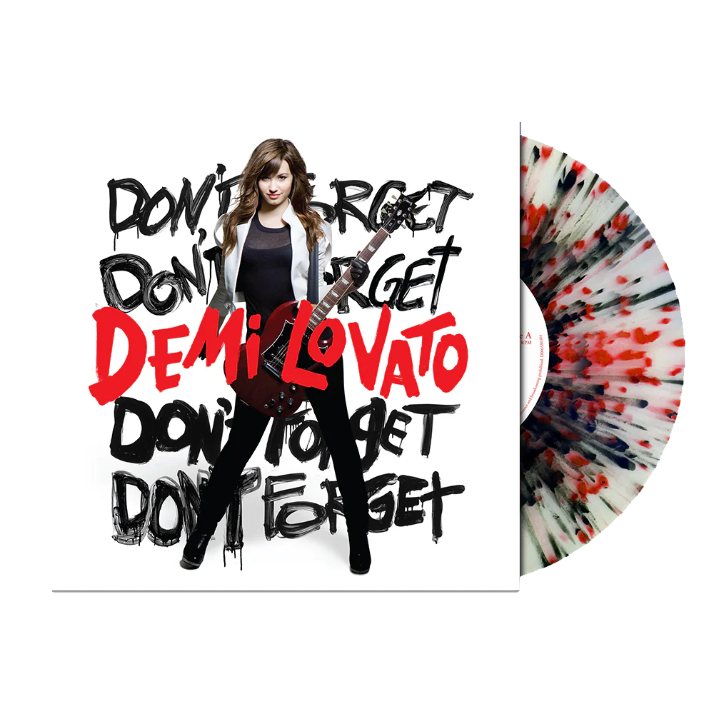 Demi Lovato - Don't Forget (Clear w/Red & Black Splatter Vinyl)