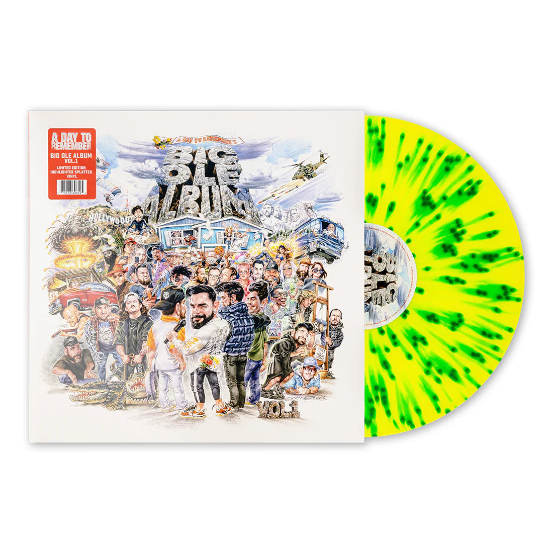 A Day To Remember - Big Ole Album Vol. 1 (Highlighter Splatter Vinyl)