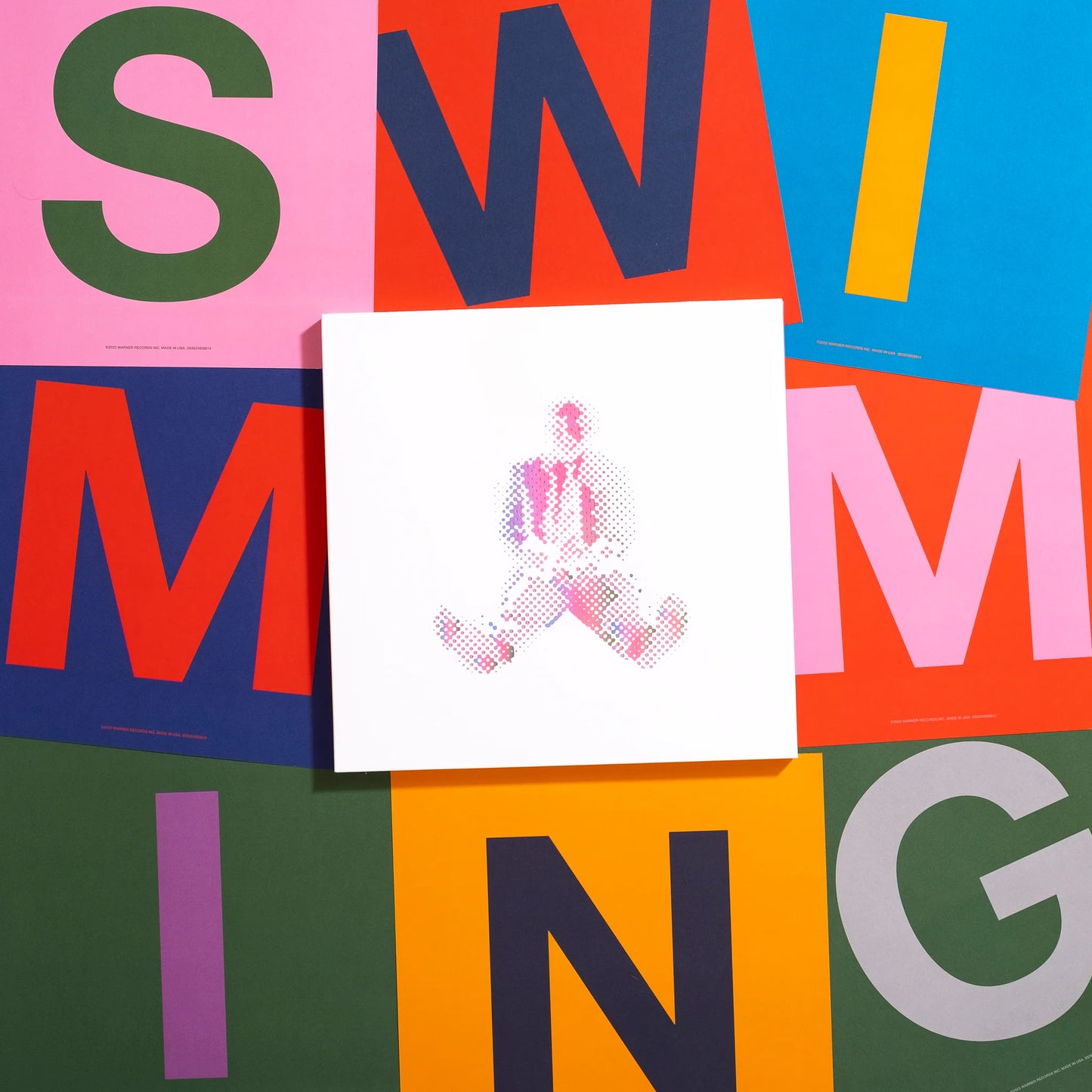 Mac Miller - Swimming: 5 Year Anniversary (Milky Clear/Hot Pink/Sky Blue Marble Vinyl)