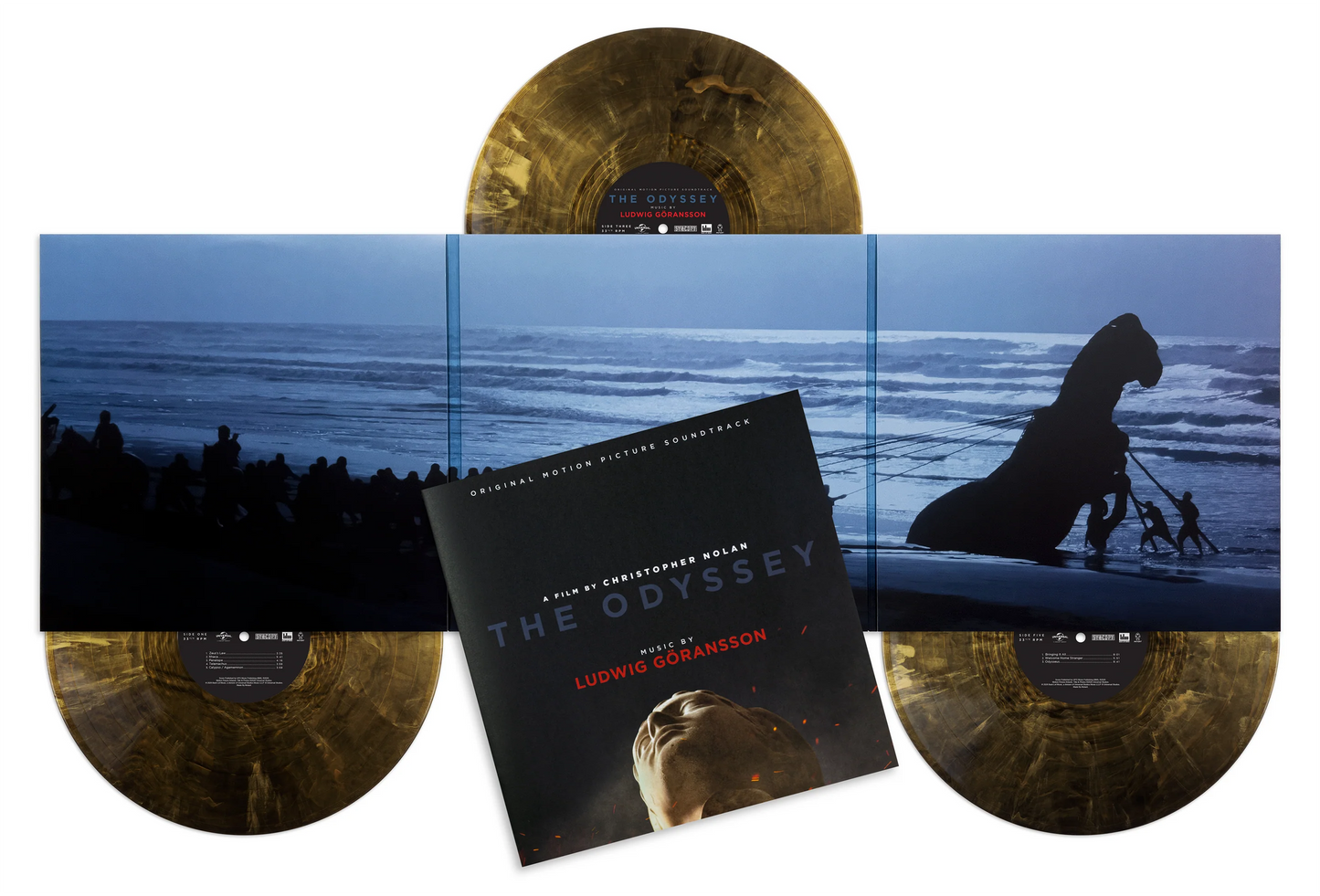 Ludwig Goransson -The Odyssey Original Motion Picture Soundtrack (3LP Colored Vinyl)