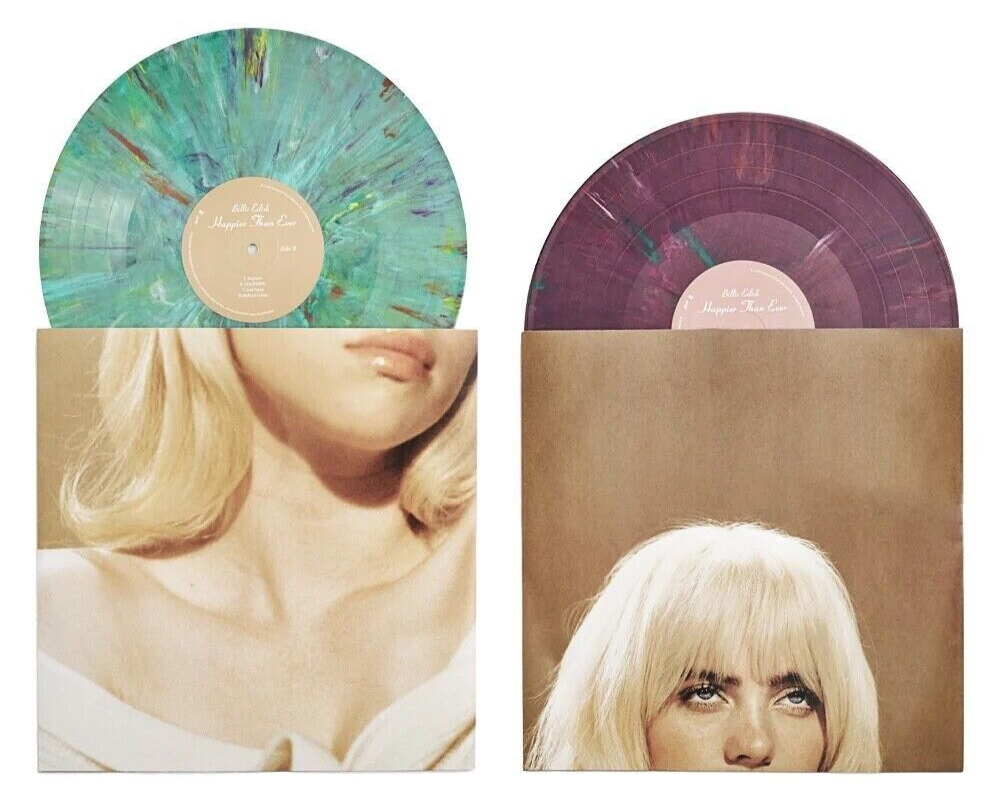 Billie Eilish - Happier Than Ever (Recycled Vinyl Random Color)