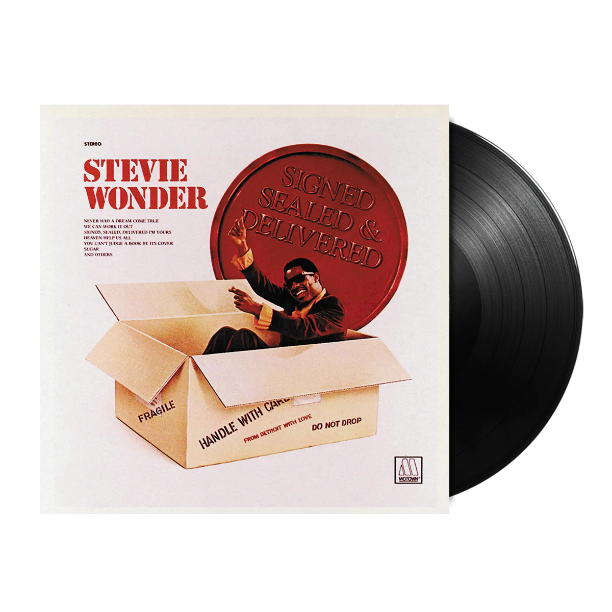 Stevie Wonder - Signed, Sealed & Delivered (LP Braille cover)