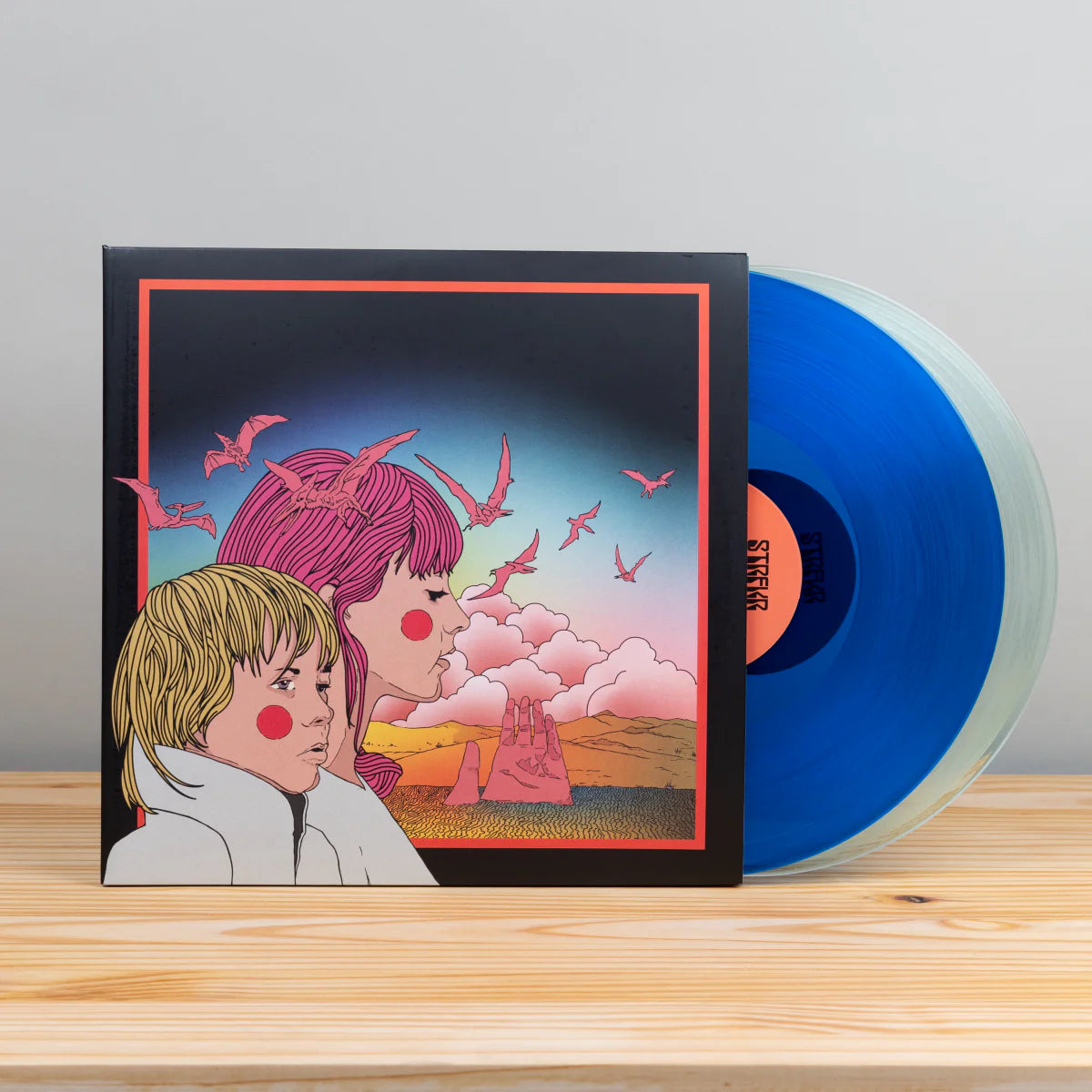 STRFKR - Reptilians (Deluxe 2LP Emerald & Clear Pink Vinyl)