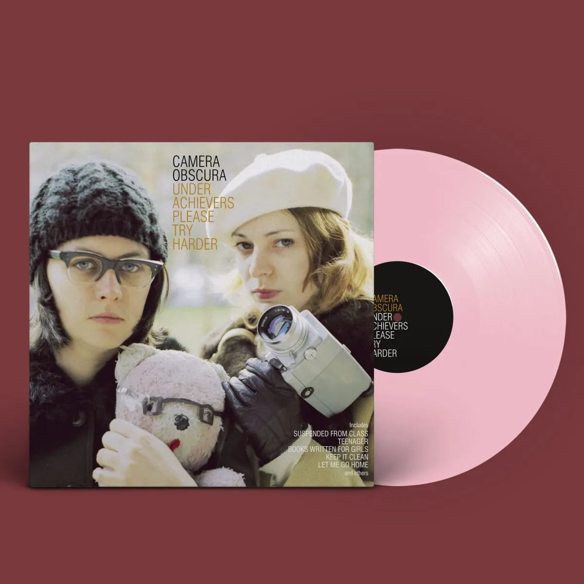 Camera Obscura - Underachievers Please Try Harder (Pink Vinyl)