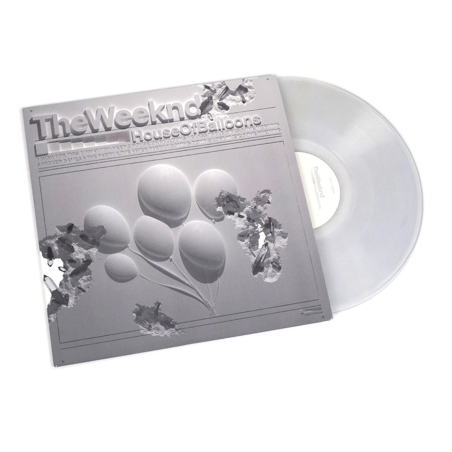 The Weeknd - House Of Balloons (Daniel Arsham Artwork, Clear Colored Vinyl)