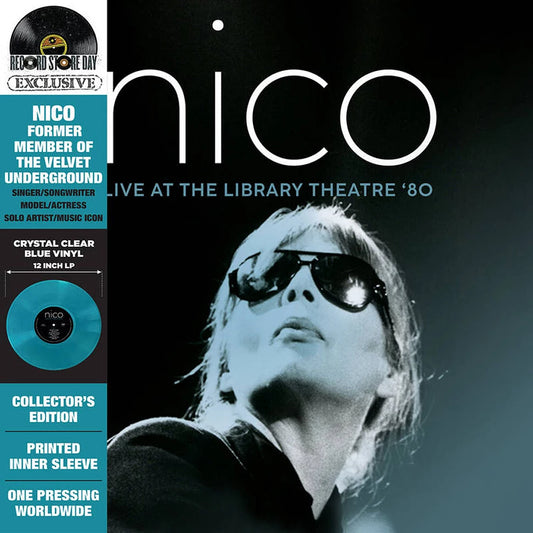 Nico - Live At The Library Theatre '80 (Crystal Clear Blue Vinyl) [RSD 2023]
