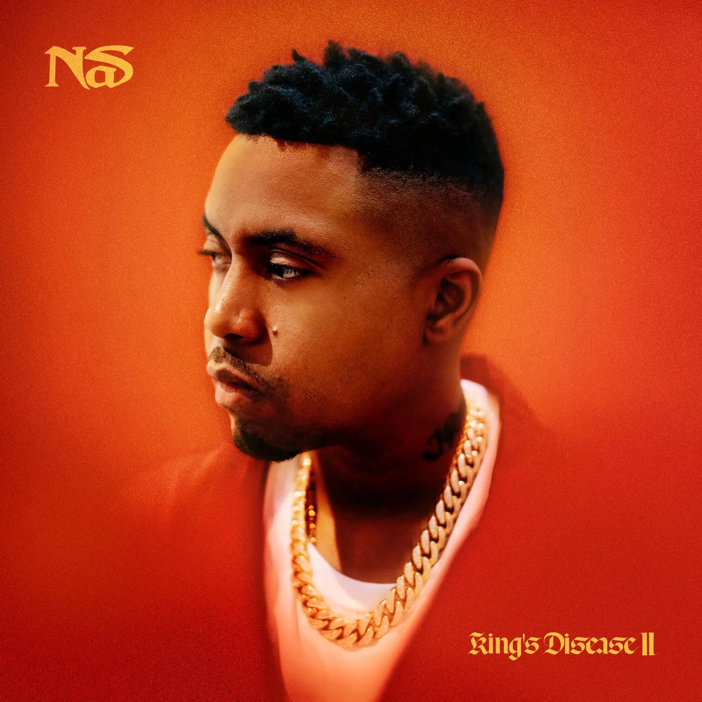 Nas - King's Disease II (Red & Tangerine Colored Vinyl, OBI, gold foil)
