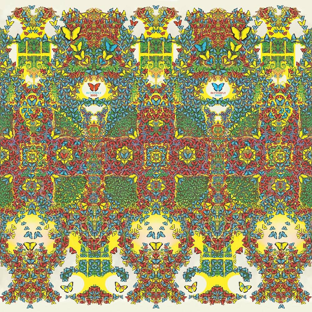 King Gizzard & The Lizard Wizard - Butterfly 3000 (Hindi Cover, Random Caterpillar Red, Chrysalis Yellow OR Butterfly Blue Vinyl, gatefold, limited, indie-retail exclusive)