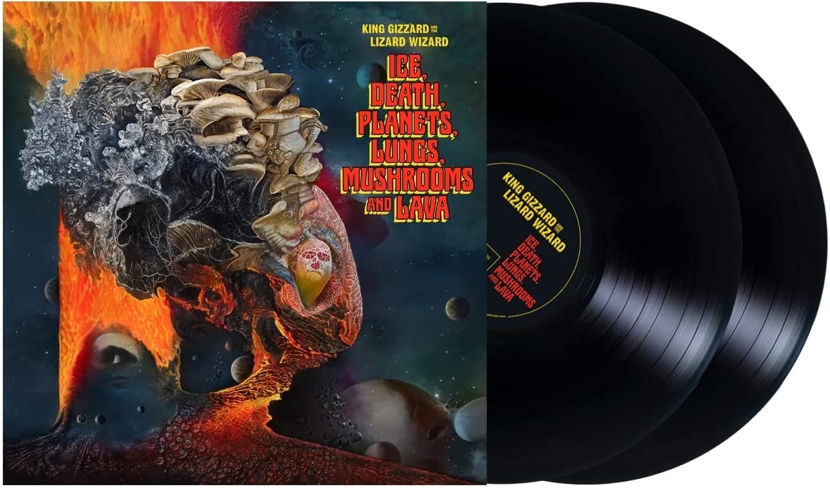 King Gizzard & The Lizard Wizard - Ice, Death, Planets, Lungs, Mushrooms and Lava (Recycled Black Wax Vinyl)