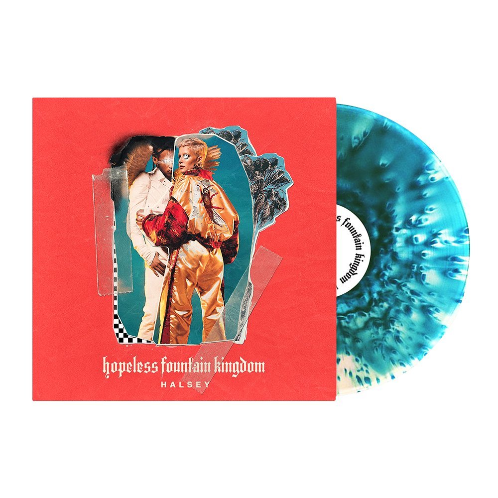 Halsey - Hopeless Fountain Kingdom (Cloudy Clear with Teal Splatter Vinyl)