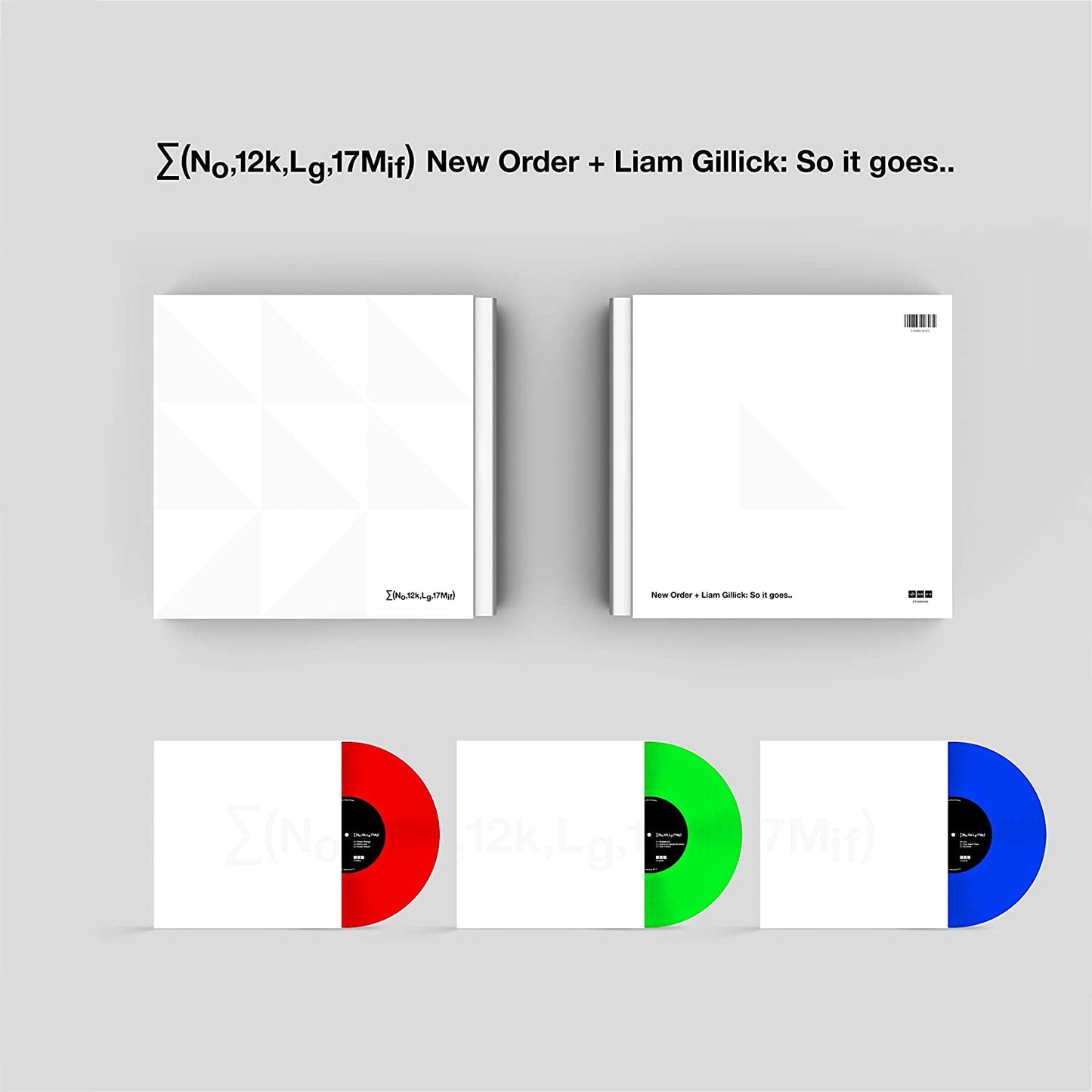 New Order - (No,12k,Lg,17Mif) New Order + Liam Gillick: So It Goes...