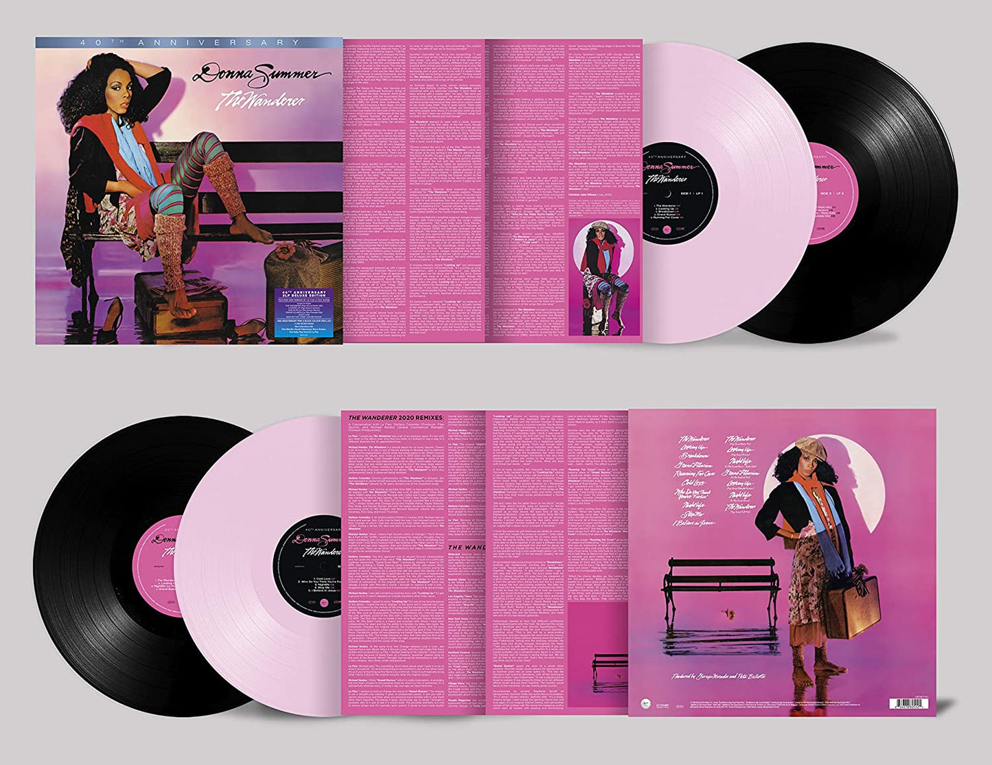 Donna Summer - Wanderer: 40th Anniversary (Pink & Black Colored Vinyl)