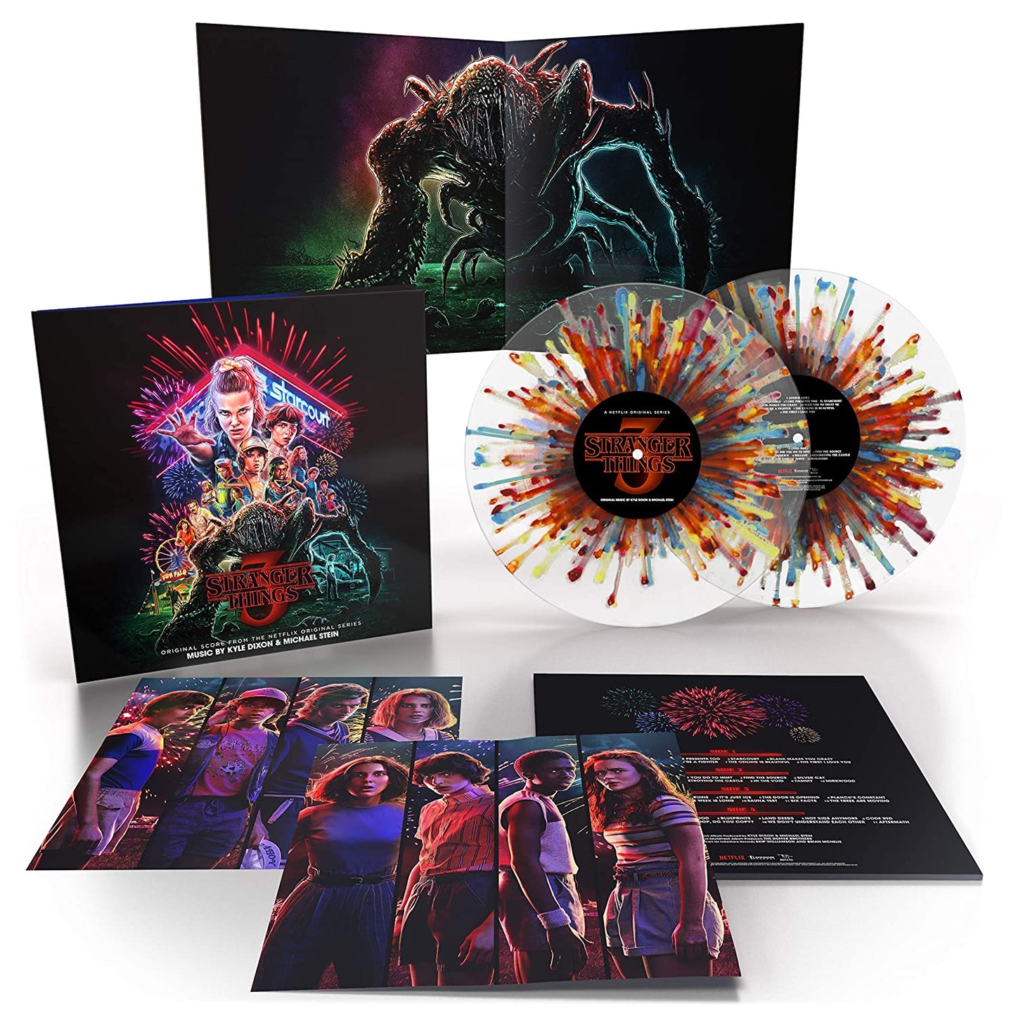 Kyle Dixon & Michael Stein - Stranger Things Season Three (Fireworks Splatter' Vinyl)