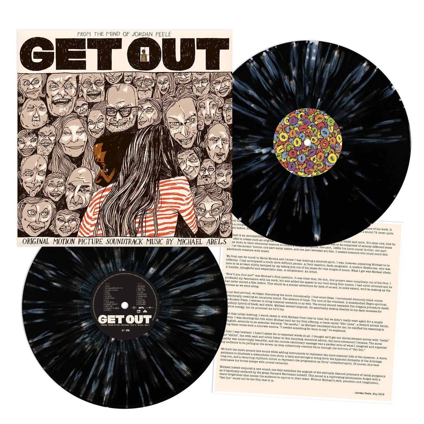 Michael Abels - Get Out (Black And White Splatter)