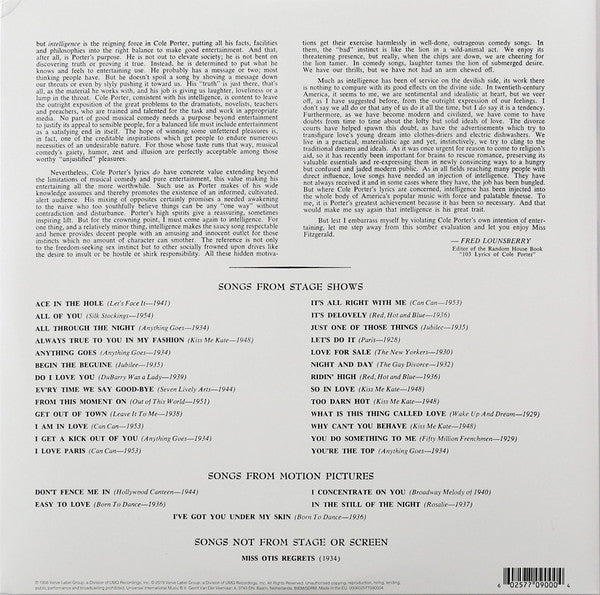 Ella Fitzgerald / Sings The Cole Porter Song Book