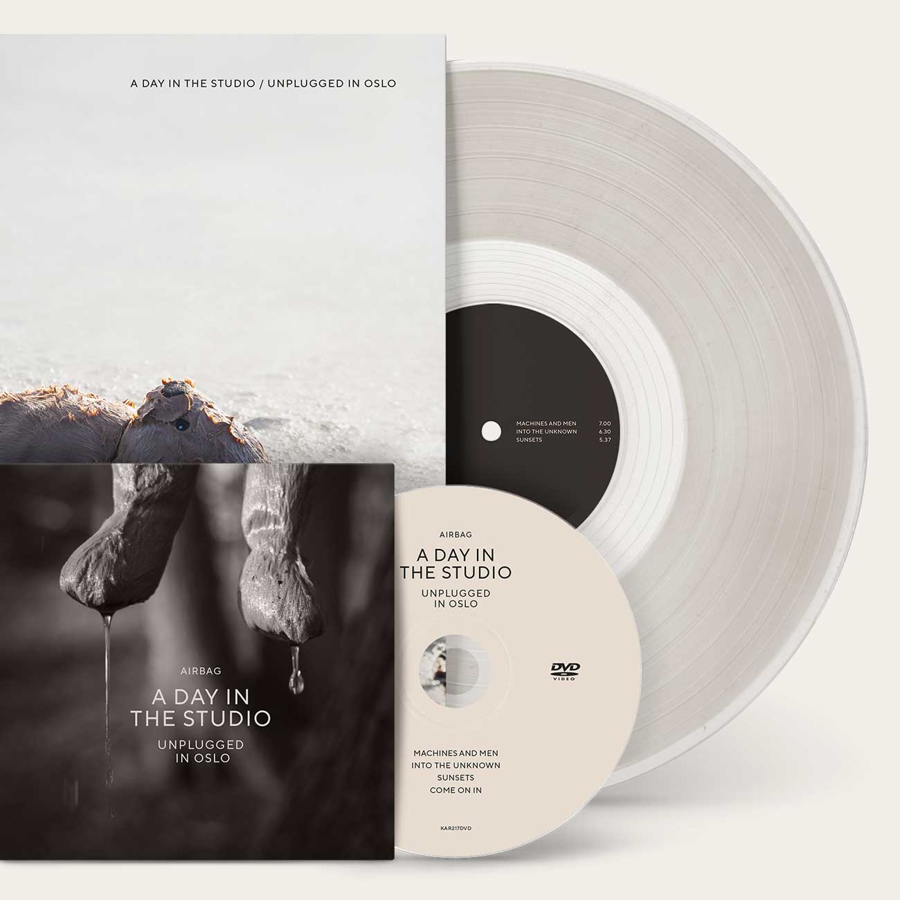 Airbag - Day In The Studio Unplugged In Oslo (Clear Vinyl / DVD)