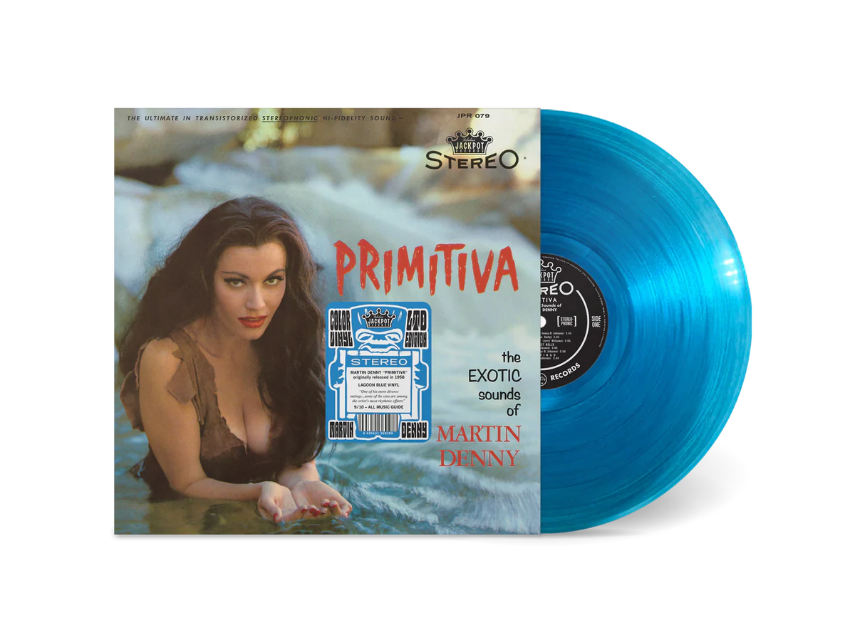 Martin Denny - Primitiva (Lagoon Blue Color Vinyl)