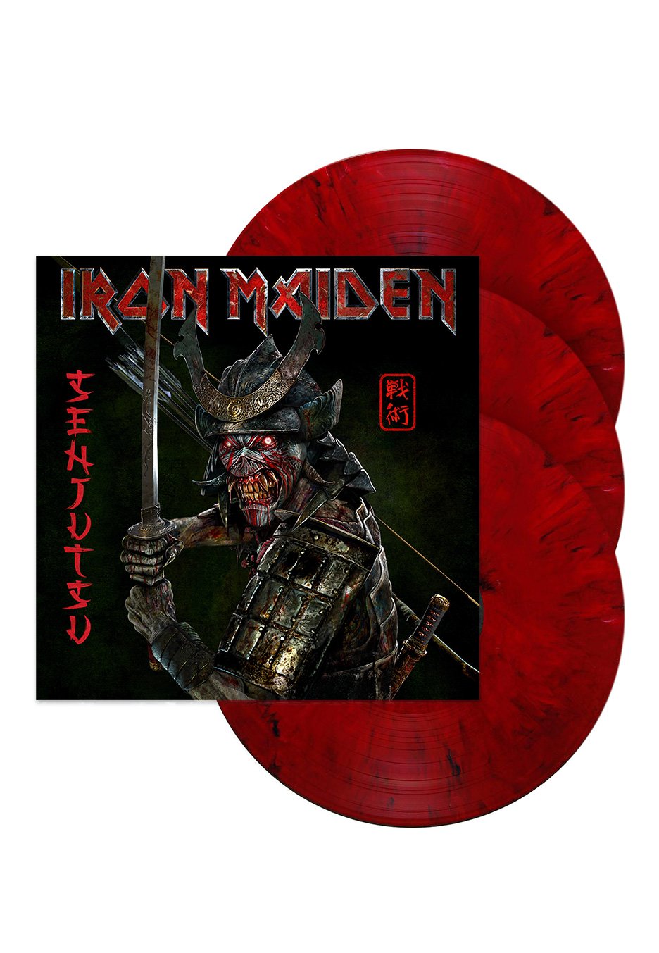 Iron Maiden - Senjutsu (180g Red & Black Triple Marble Vinyl)