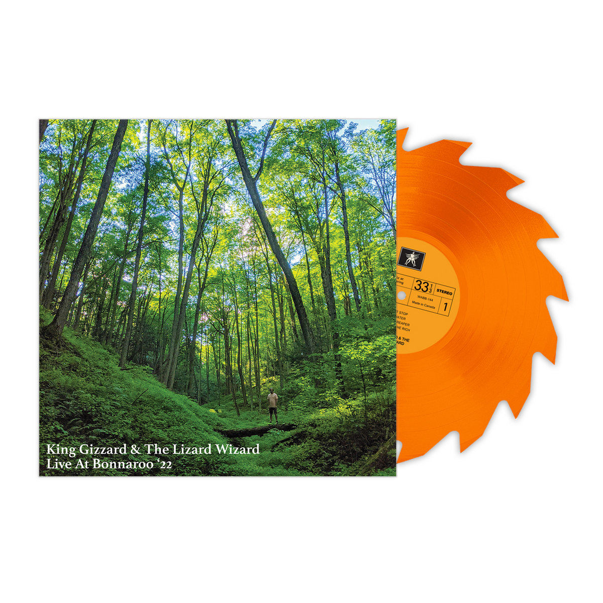 King Gizzard & The Lizard Wizard - Live At Bonnaroo '22 (Orange Buzzsaw Shaped Vinyl)